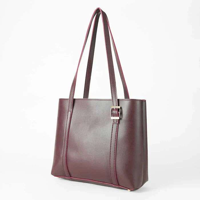 3 in 1 Envy Tote Bag For Women-Maroon