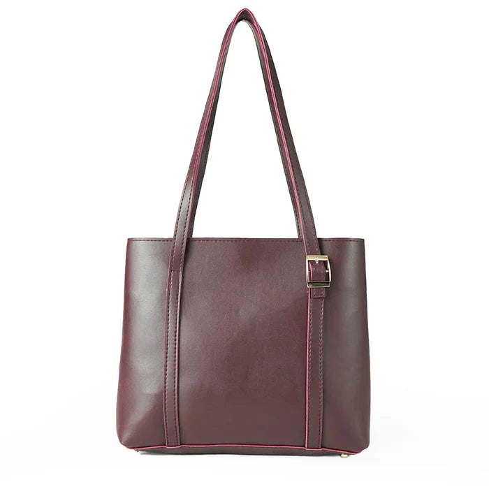 3 in 1 Envy Tote Bag For Women-Maroon