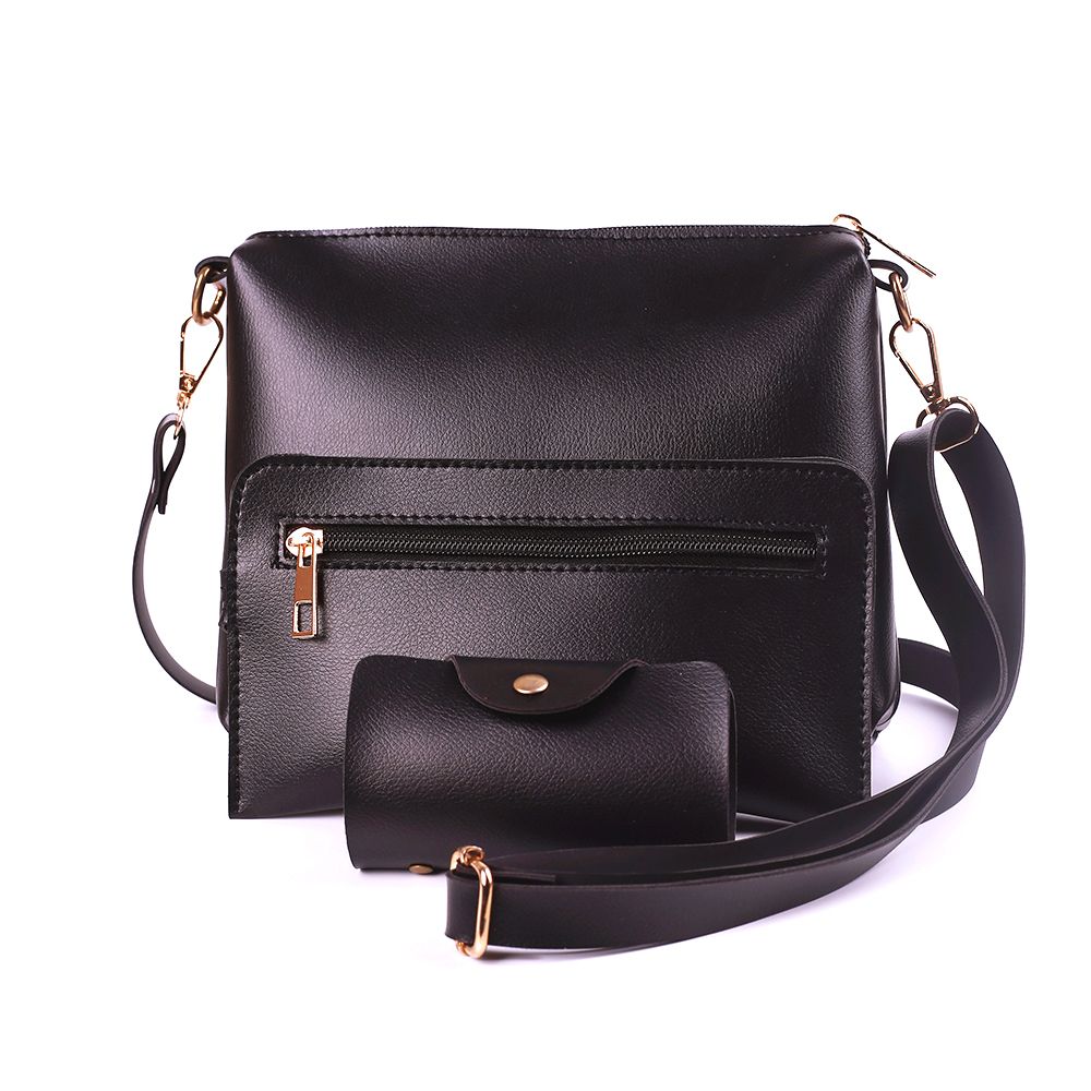 4 in 1 Piece Handbags For women-Black