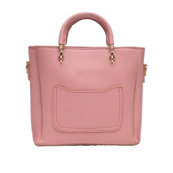 Elegant Shoulder Bag Color-Pink