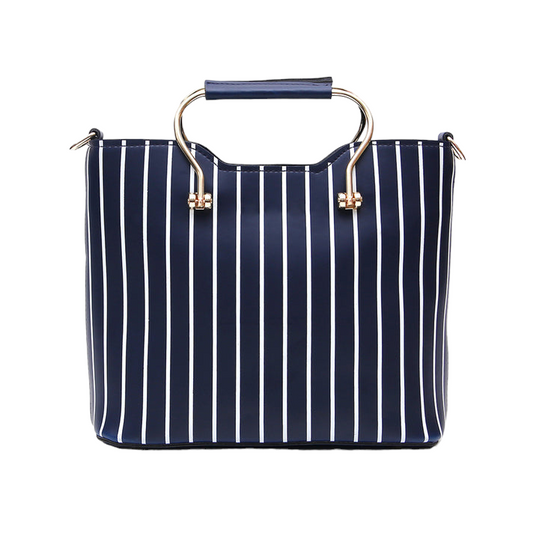 Printed Shoulder Bag Color-Blue