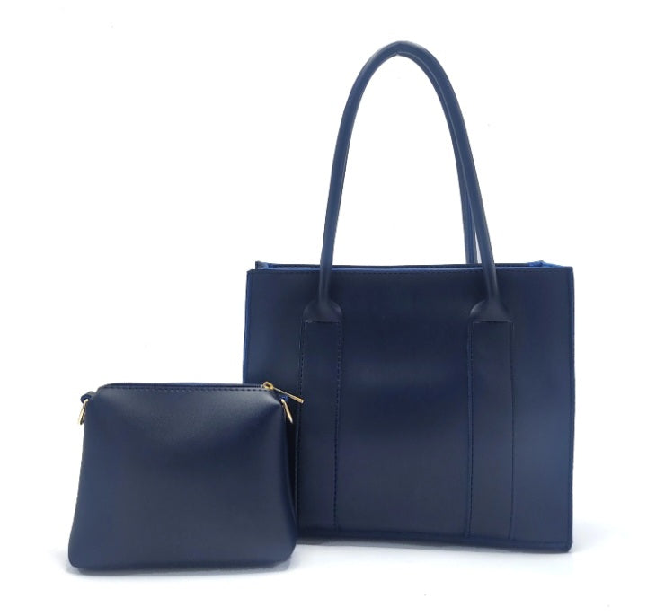 2 in 1 Piece Classy Stylish Shoulder Bag For women-Blue