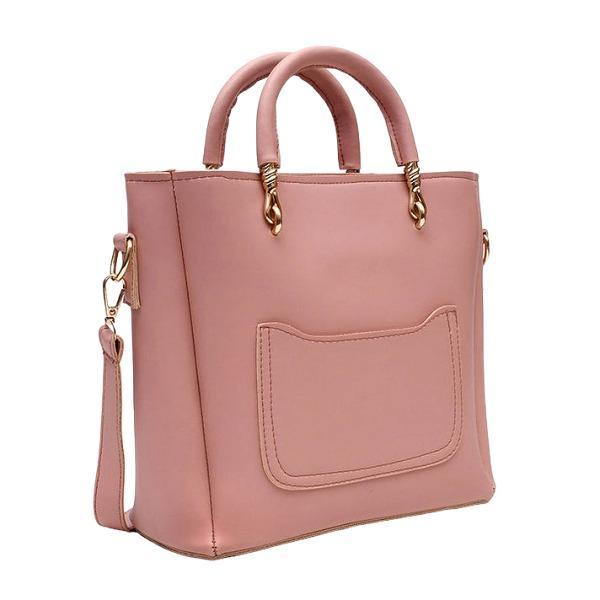 Elegant Shoulder Bag Color-Pink