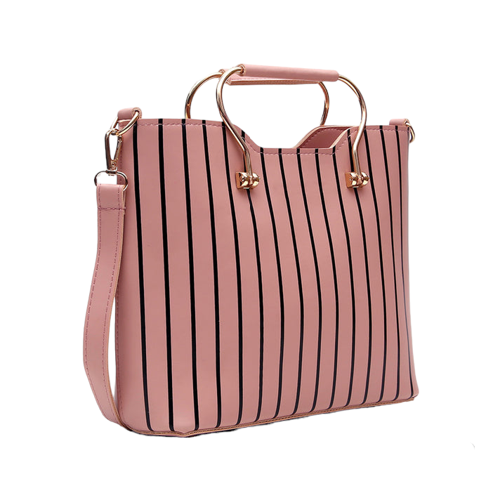 Printed Shoulder Bag Color-Pink