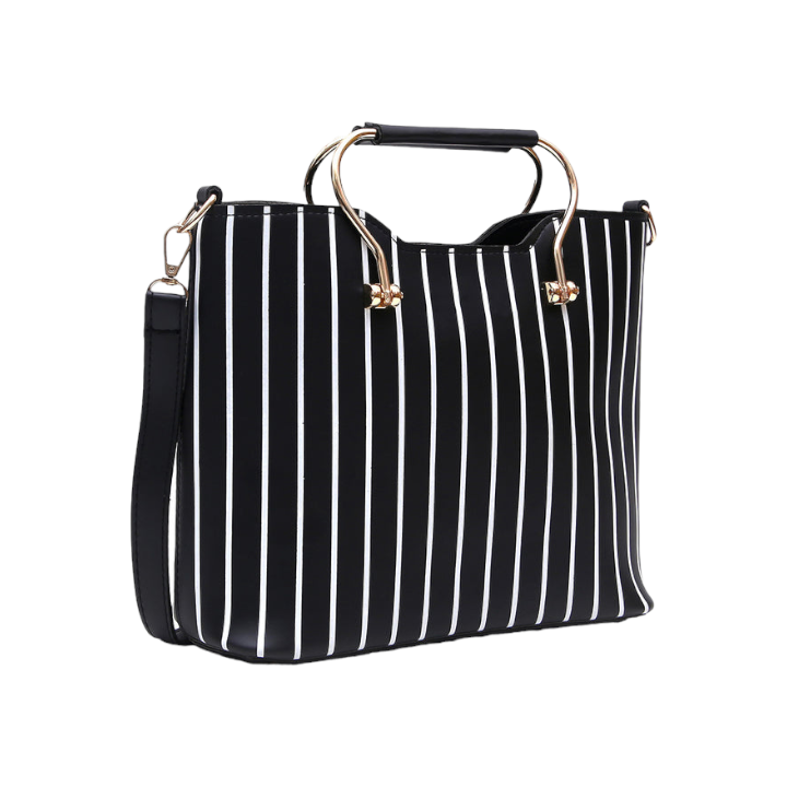 Printed Shoulder Bag Color-Black