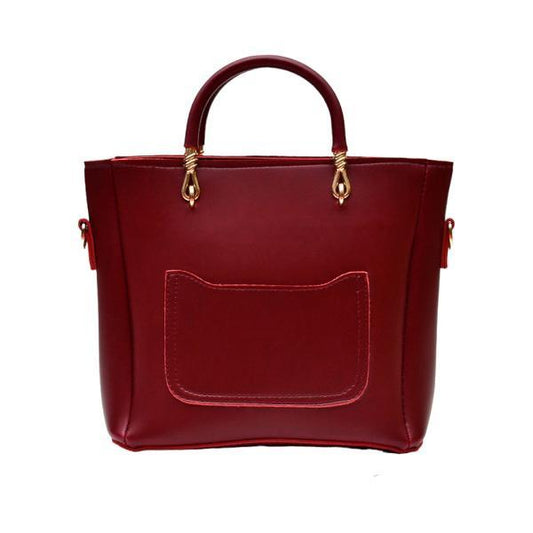 Elegant Shoulder Bag Color-Maroon